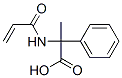 Benzeneacetic  acid,  -alpha--methyl--alpha--[(1-oxo-2-propenyl)amino]-  (9CI) Struktur