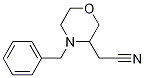 (4-Benzyl-Morpholin-3-yl)-acetonitrile Struktur