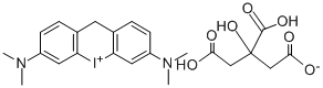 3,6-dimethylaminodibenzopyriodonium citrate Struktur