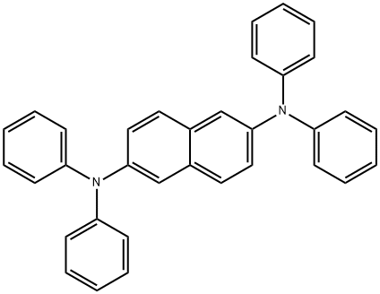 N2,N2,N6,N6-tetraphenylnaphthalene-2,6-diamine Struktur