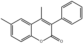 4,6-DIMETHYL-3-PHENYLCOUMARIN Struktur