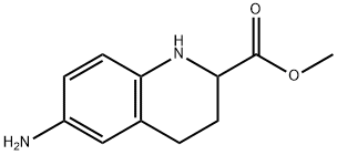 2-Quinolinecarboxylicacid,6-amino-1,2,3,4-tetrahydro-,methylester(9CI) Struktur