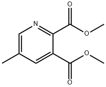 5-Methylpyridine-2,3-dicarboxylic acid dimethyl ester Structure