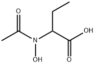 Butanoic  acid,  2-(acetylhydroxyamino)- Struktur