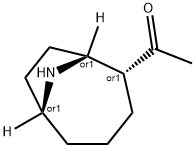 Ethanone, 1-(9-azabicyclo[4.2.1]non-2-yl)-, endo- (9CI) Struktur