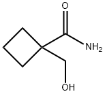 1-(hydroxymethyl)cyclobutanecarboxamide(SALTDATA: FREE) Struktur