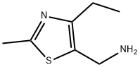 1-(4-ethyl-2-methyl-1,3-thiazol-5-yl)methanamine Struktur