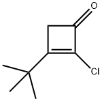 2-Cyclobuten-1-one,  2-chloro-3-(1,1-dimethylethyl)- Struktur