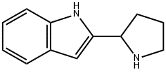 2-PYRROLIDIN-2-YL-1H-INDOLE Struktur