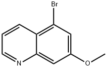 5-broMo-7-Methoxyquinoline Struktur