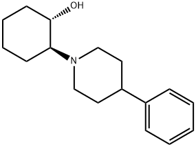 D-(+)-2-(4-苯基哌啶基)環(huán)己醇 鹽酸鹽 結(jié)構(gòu)式