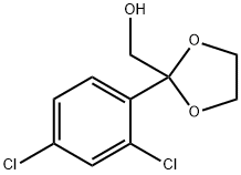 [2-(2,4-DICHLOROPHENYL)-[1,3]DIOXOLAN-2-YL]METHANOL Struktur