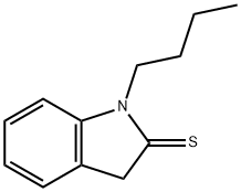 2H-Indole-2-thione,  1-butyl-1,3-dihydro- Struktur