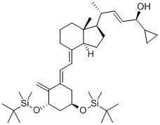 Bis-TBDMS-trans-calcipotriol Struktur