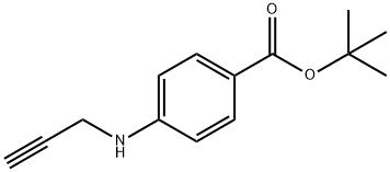 tert-Butyl 4-(2-propynylamino)benzoate Struktur