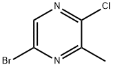 5-broMo-2-chloro-3-Methylpyrazine Struktur