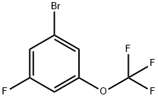 1-Bromo-3-fluoro-5-(trifluoromethoxy)benzene Struktur