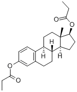 17-BETA-ESTRADIOL 3,17-DIPROPIONATE Struktur