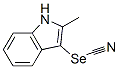 2-Methyl-3-(cyanoseleno)-1H-indole Struktur