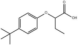 2-(4-TERT-BUTYLPHENOXY)BUTANOIC ACID Struktur