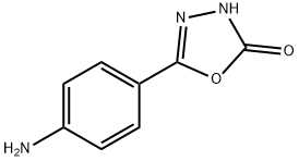 1,3,4-Oxadiazol-2(3H)-one, 5-(4-aminophenyl)- Struktur