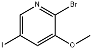 2-Bromo-5-iodo-3-methoxypyridine Struktur