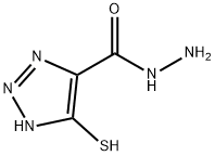 1H-1,2,3-Triazole-4-carboxylicacid,5-mercapto-,hydrazide(9CI) Struktur