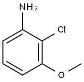 2-Chloro-3-methoxyaniline Struktur