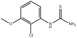 Thiourea, (2-chloro-3-methoxyphenyl)- Struktur