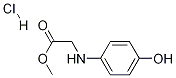 Methyl 2-((4-hydroxyphenyl)aMino)acetate hydrochloride Struktur