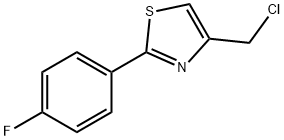 4-(chloromethyl)-2-(4-fluorophenyl)-1,3-thiazole(SALTDATA: FREE) Struktur