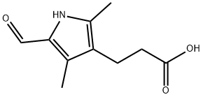 3-(2,4-DIMETHYL-5-FORMYL-1H-PYRROLE-3-YL)PROPANOIC ACID Struktur