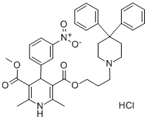 (+/-)-NIGULDIPINE HYDROCHLORIDE Struktur