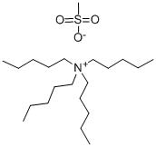 TETRAPENTYLAMMONIUM METHANESULFONATE Struktur