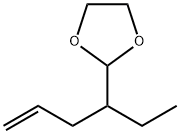 1,3-Dioxolane,  2-(1-ethyl-3-butenyl)-  (9CI) Struktur