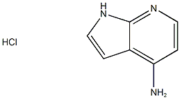 1H-Pyrrolo[2,3-b]pyridin-4-amine, hydrochloride (1:1) Struktur