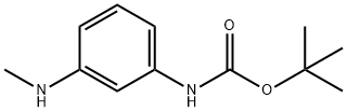 tert-butyl 3-(MethylaMino)phenylcarbaMate Struktur