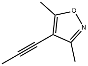 Isoxazole, 3,5-dimethyl-4-(1-propynyl)- (9CI) Struktur