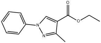 Ethyl 3-methyl-1-phenyl-1H-pyrazole-4-carboxylate Struktur