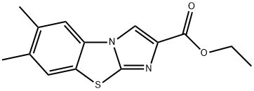 6,7-DIMETHYLIMIDAZO[2,1-B]BENZOTHIAZOLE-2-CARBOXYLIC ACID ETHYL ESTER Struktur