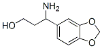 3-AMINO-3-(1,3-BENZODIOXOL-5-YL)-1-PROPANOL Struktur