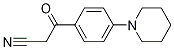 3-oxo-3-[4-(piperidin-1-yl)phenyl]propanenitrile Struktur