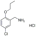 (5-chloro-2-propoxyphenyl)methanamine hydrochloride Struktur