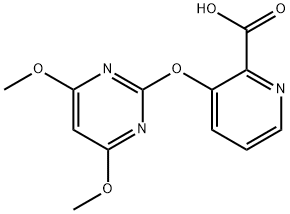 3-[(4,6-DIMETHOXYPYRIMIDIN-2-YL)OXY]PYRIDINE-2-CARBOXYLIC ACID Struktur