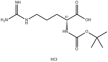 BOC-D-ARG-OH HCL H2O Struktur