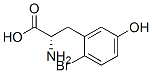 6-bromo-m-tyrosine Struktur