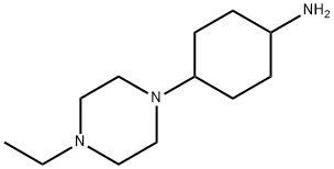 CyclohexanaMine, 4-(4-ethyl-1-piperazinyl)- Struktur