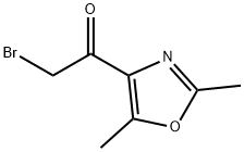 2-bromo-1-(2,5-dimethyl-4-oxazolyl) Struktur