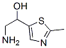 5-Thiazolemethanol,  -alpha--(aminomethyl)-2-methyl- Struktur