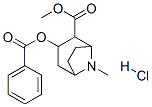 cocaine hydrochloride Struktur